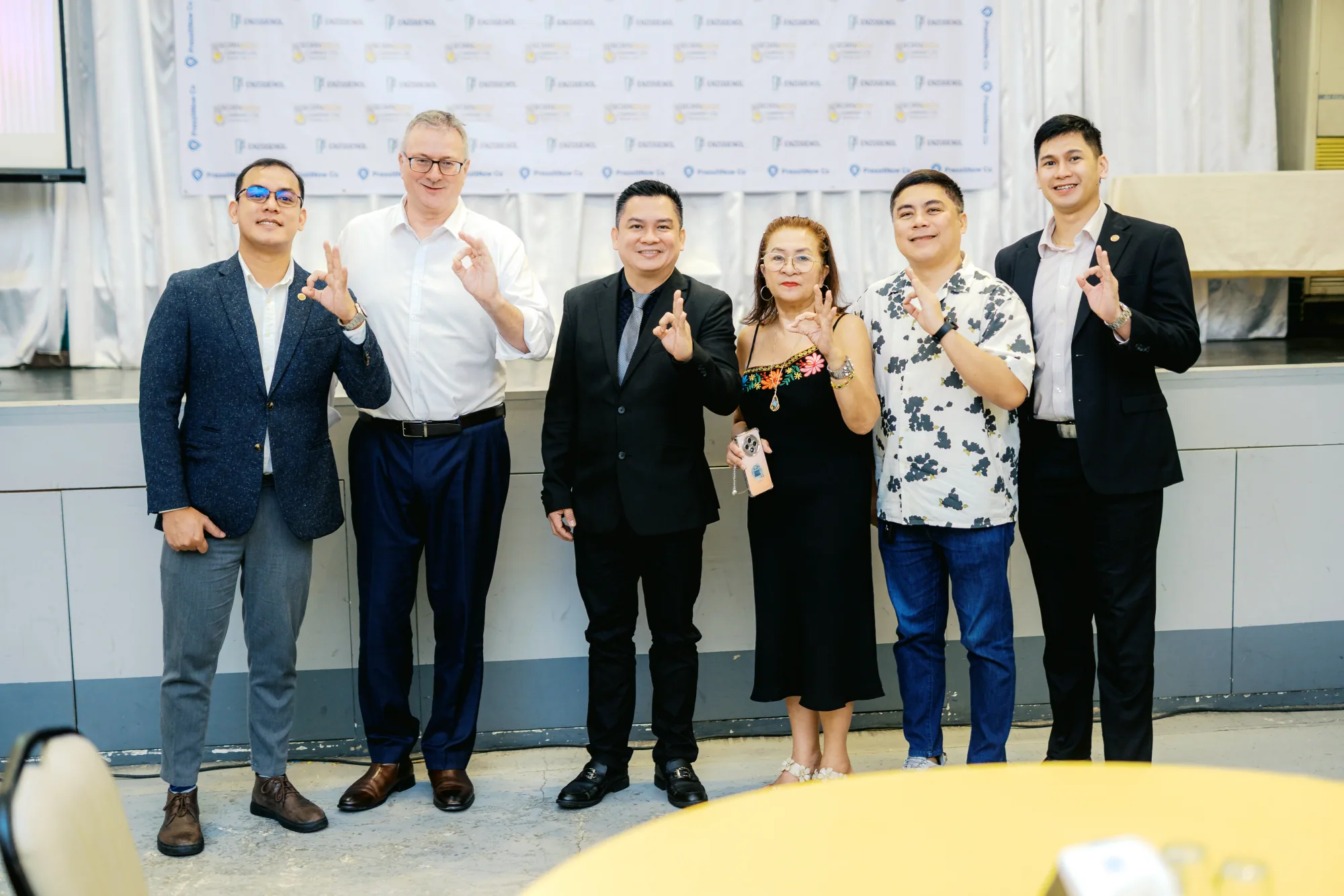 Leaders from Bornrich Company and PressItNow Co. at the Celebration of Growth and Innovation