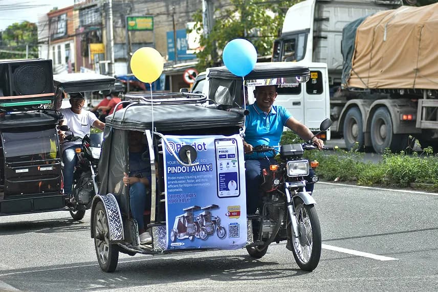 Pindot Away tricycle transportation