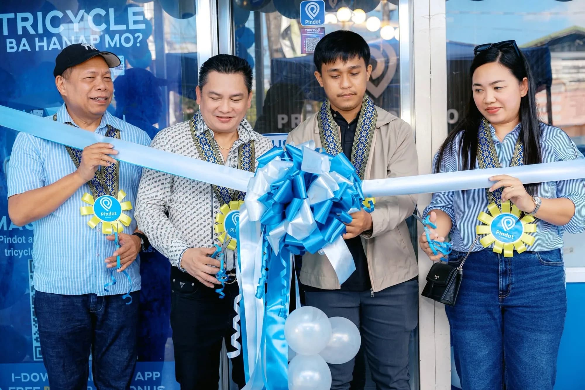 Ribbon-cutting ceremony for the Pindot Lucena City Branch launch