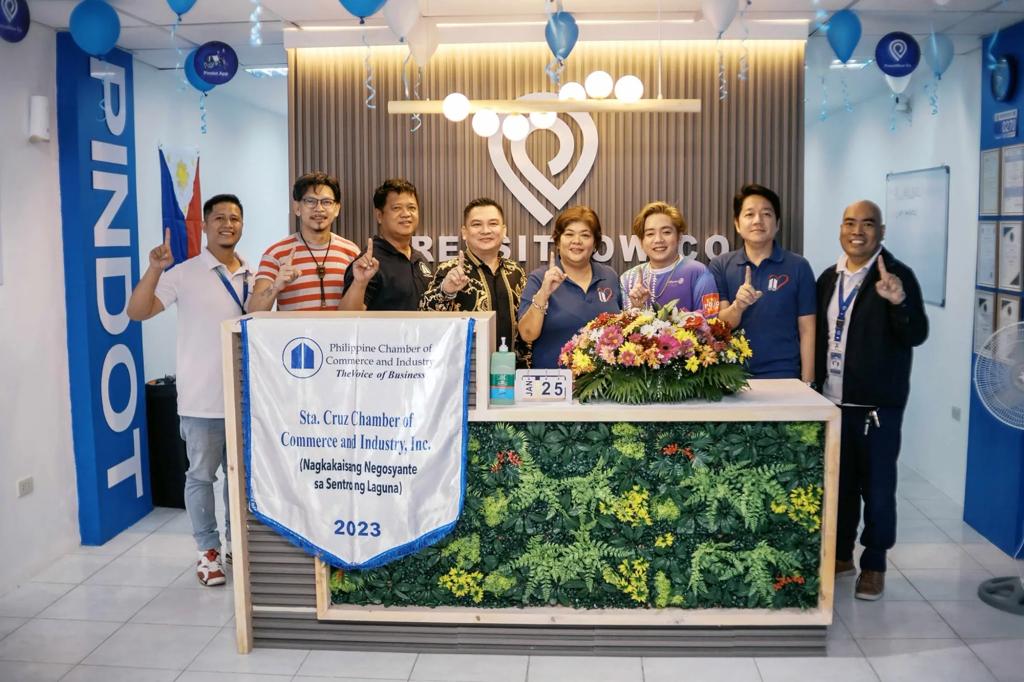 PressItNow Co. and partners at the Pindot Sta. Cruz Branch launch